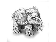 Объемная серебряная фигурка «Слон»
